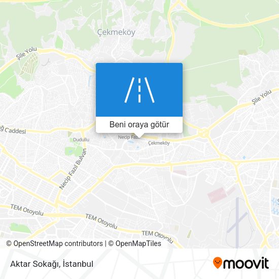 Aktar Sokağı harita
