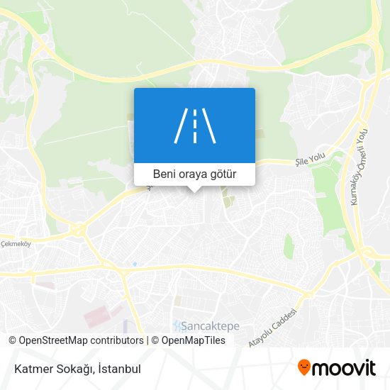 Katmer Sokağı harita