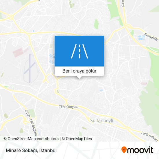 Minare Sokağı harita