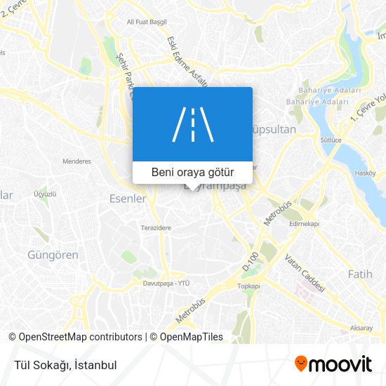 Tül Sokağı harita