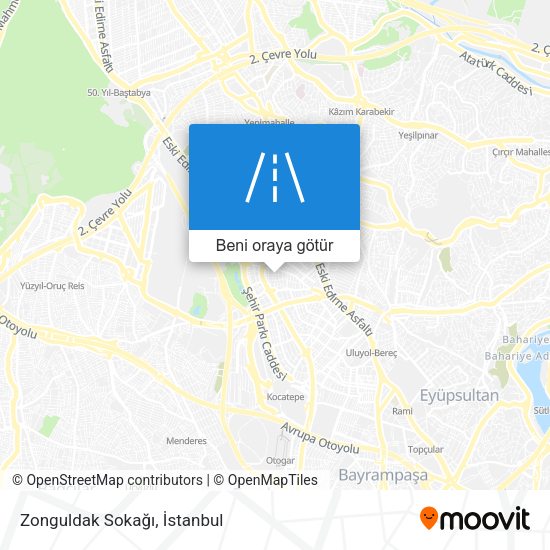 Zonguldak Sokağı harita
