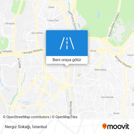 Nergiz Sokağı harita
