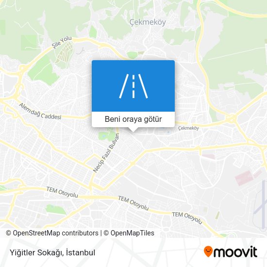 Yiğitler Sokağı harita