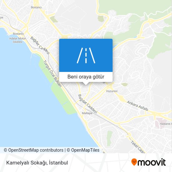 Kamelyalı Sokağı harita