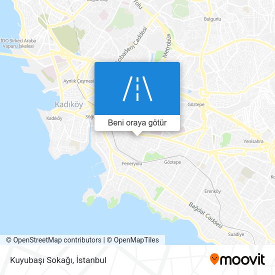 Kuyubaşı Sokağı harita