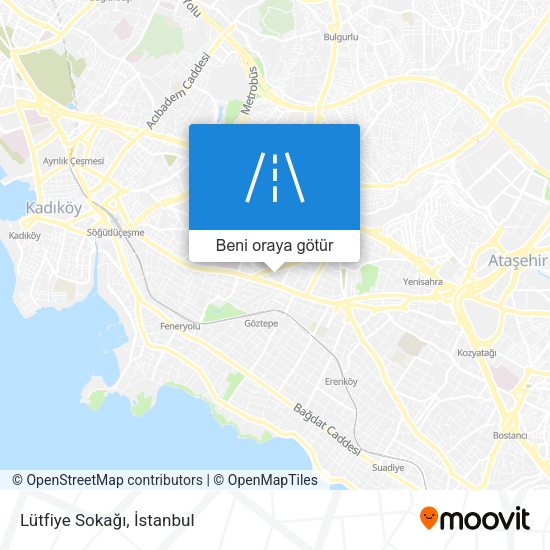 Lütfiye Sokağı harita
