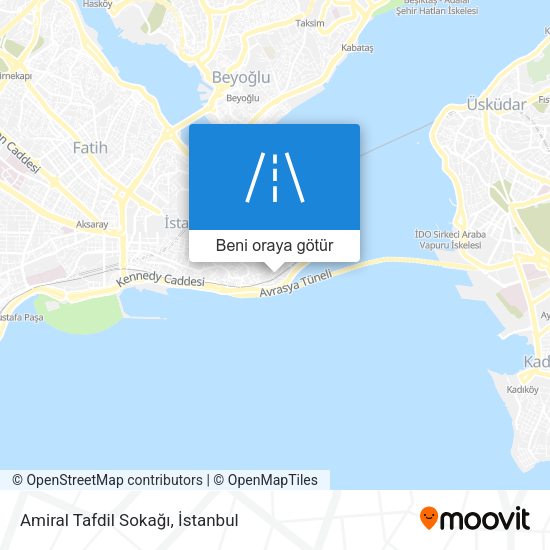 Amiral Tafdil Sokağı harita