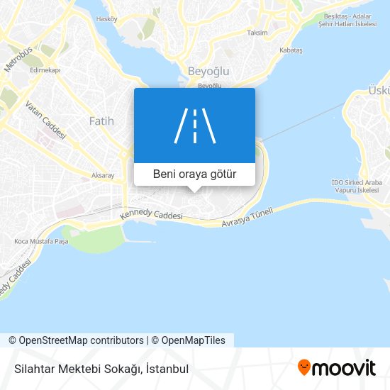 Silahtar Mektebi Sokağı harita