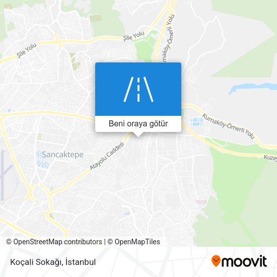 Koçali Sokağı harita