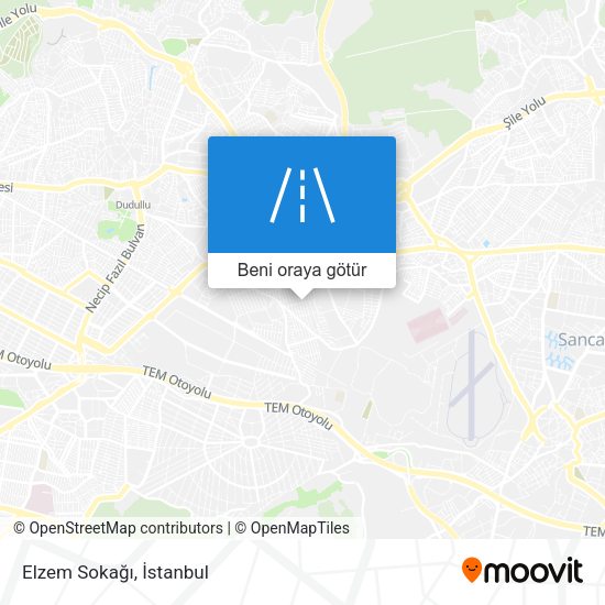 Elzem Sokağı harita