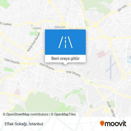 Eflak Sokağı harita