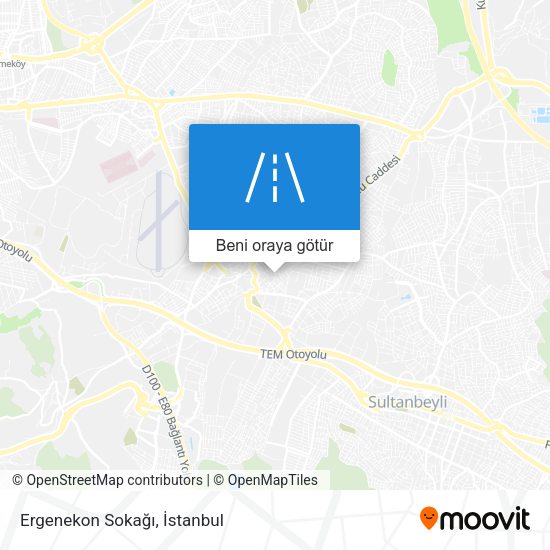 Ergenekon Sokağı harita