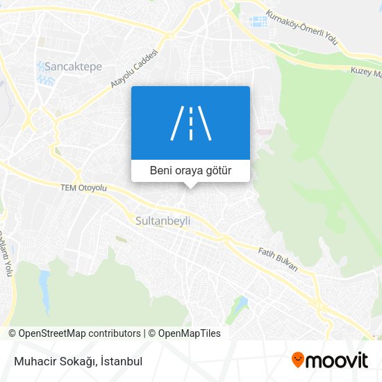 Muhacir Sokağı harita