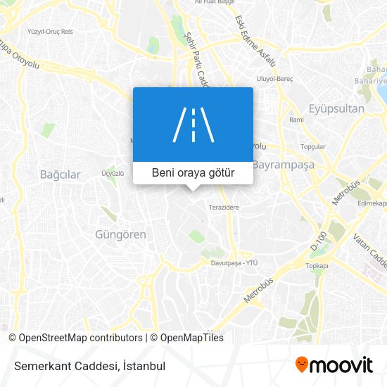 Semerkant Caddesi harita