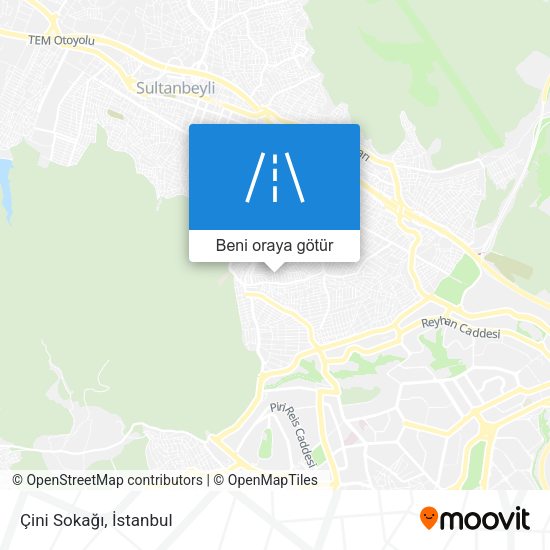 Çini Sokağı harita