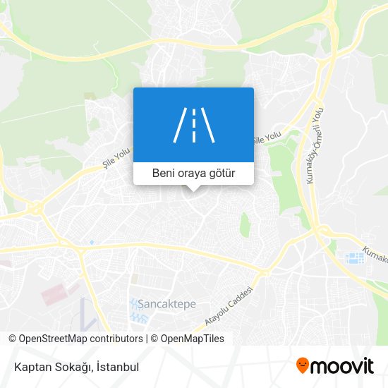 Kaptan Sokağı harita