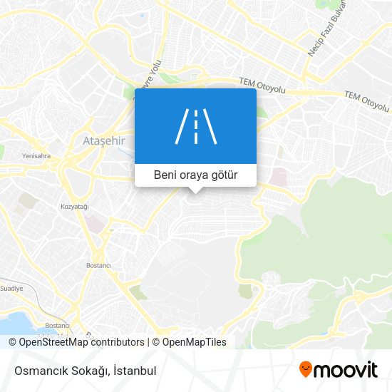 Osmancık Sokağı harita