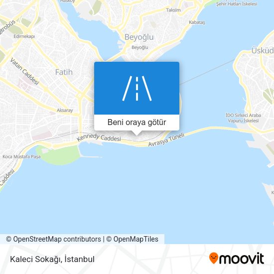Kaleci Sokağı harita