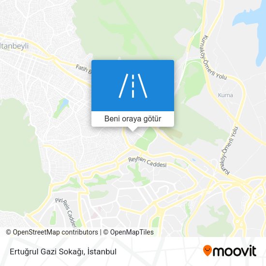 Ertuğrul Gazi Sokağı harita