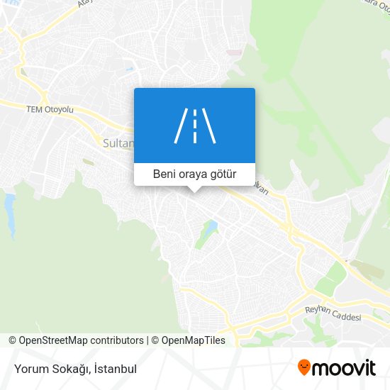 Yorum Sokağı harita