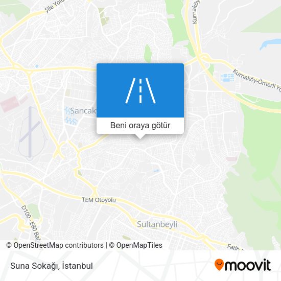 Suna Sokağı harita