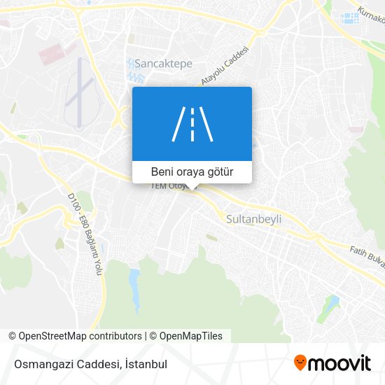 Osmangazi Caddesi harita
