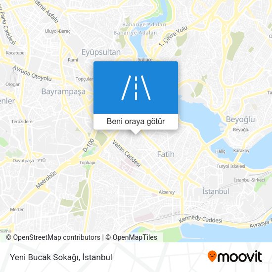 Yeni Bucak Sokağı harita