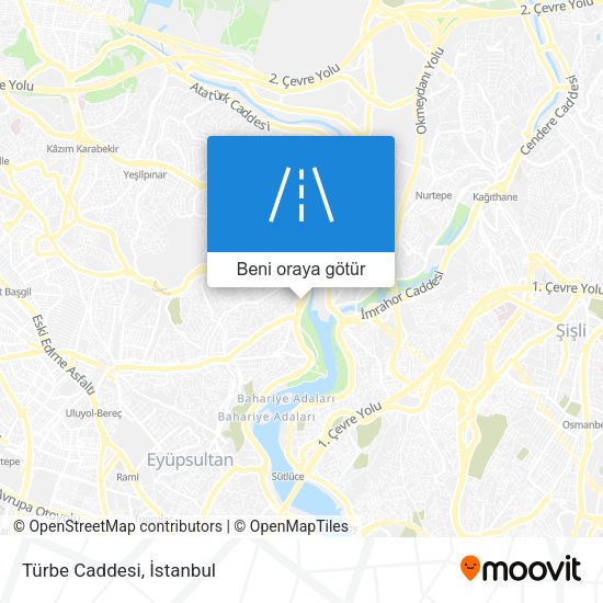 Türbe Caddesi harita