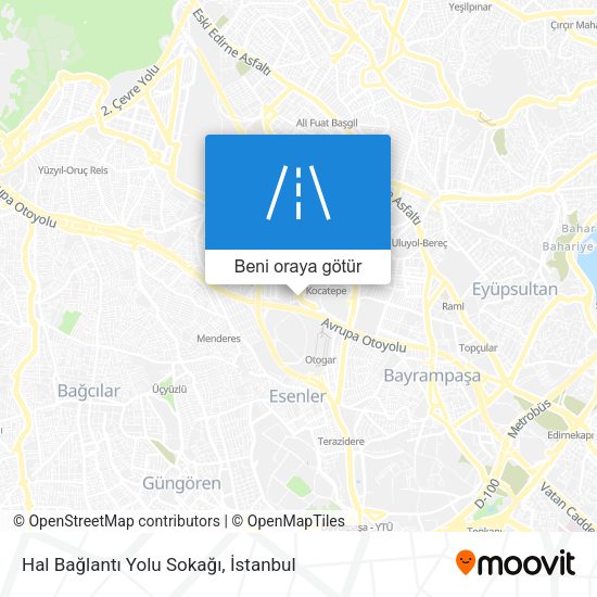 Hal Bağlantı Yolu Sokağı harita