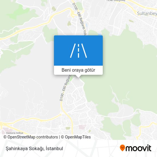 Şahinkaya Sokağı harita