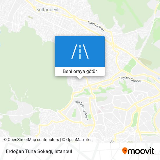 Erdoğan Tuna Sokağı harita