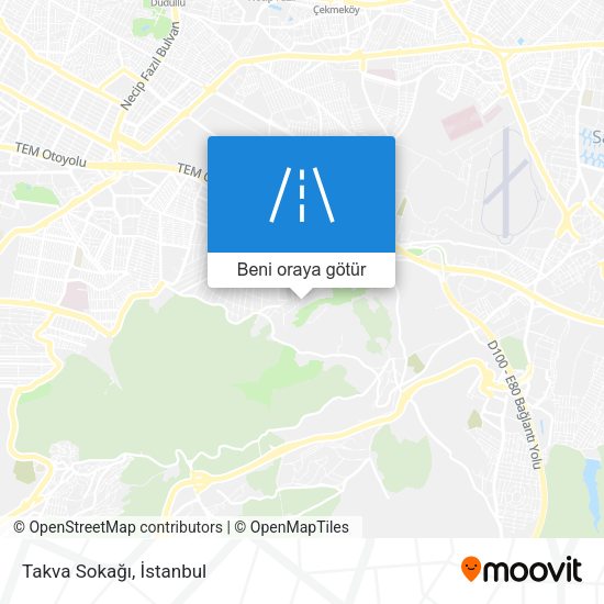 Takva Sokağı harita