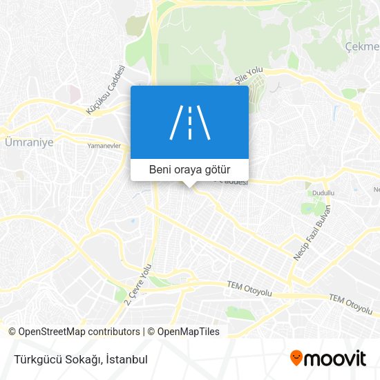 Türkgücü Sokağı harita