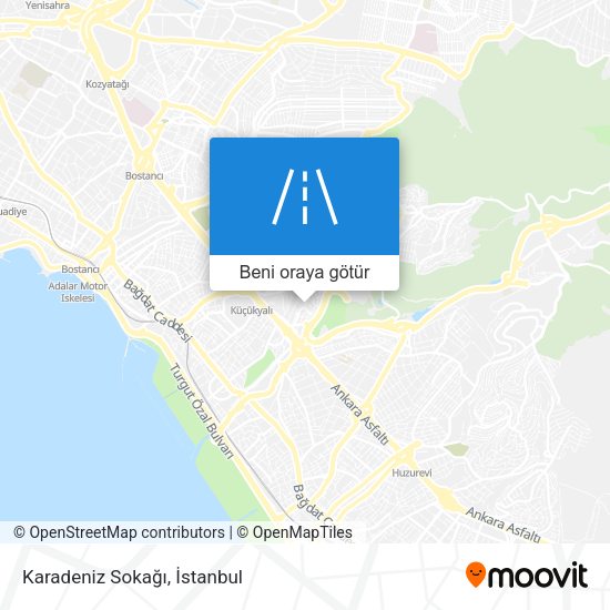 Karadeniz Sokağı harita