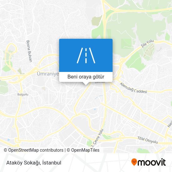 Ataköy Sokağı harita