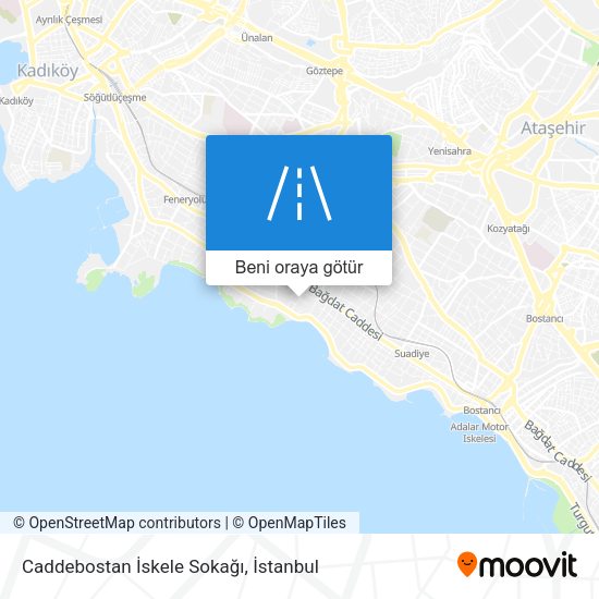 Caddebostan İskele Sokağı harita