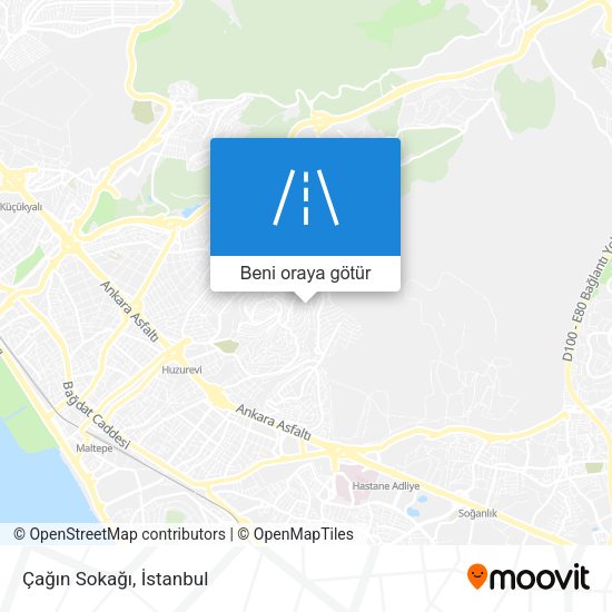 Çağın Sokağı harita