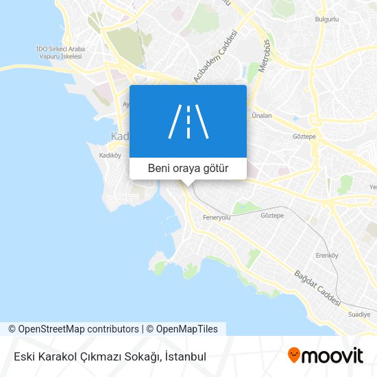 Eski Karakol Çıkmazı Sokağı harita