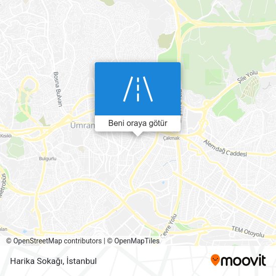 Harika Sokağı harita