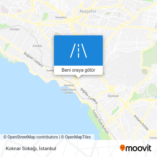 Koknar Sokağı harita