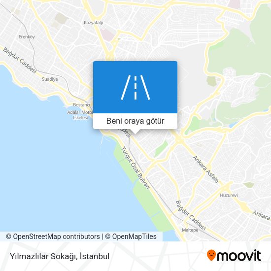 Yılmazlılar Sokağı harita