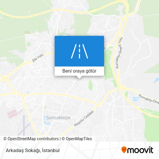 Arkadaş Sokağı harita