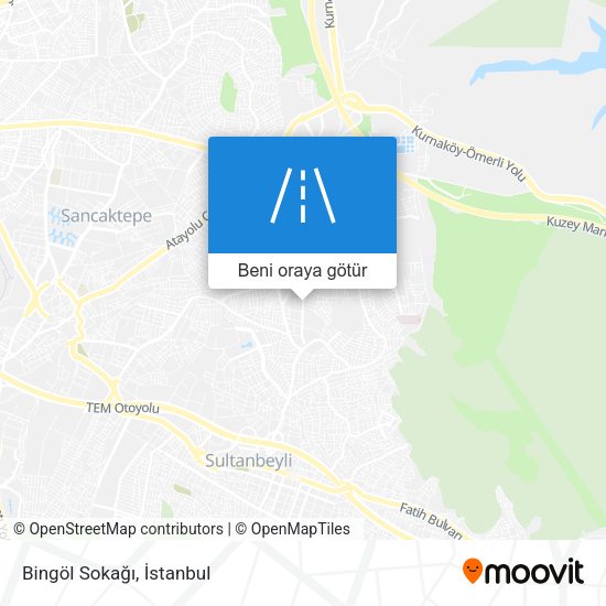 Bingöl Sokağı harita