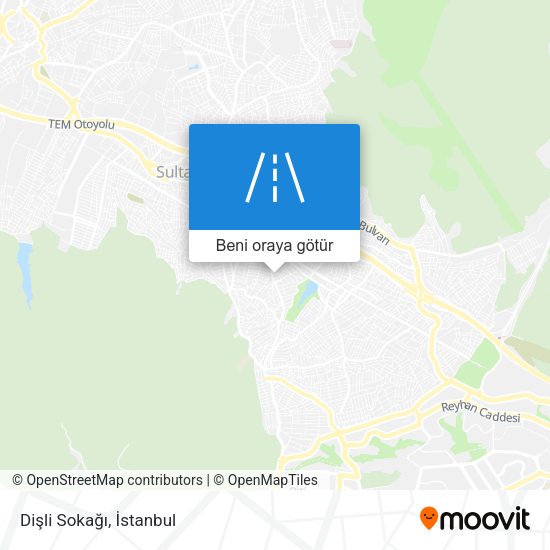 Dişli Sokağı harita