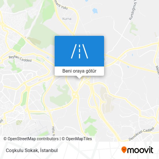 Coşkulu Sokak harita