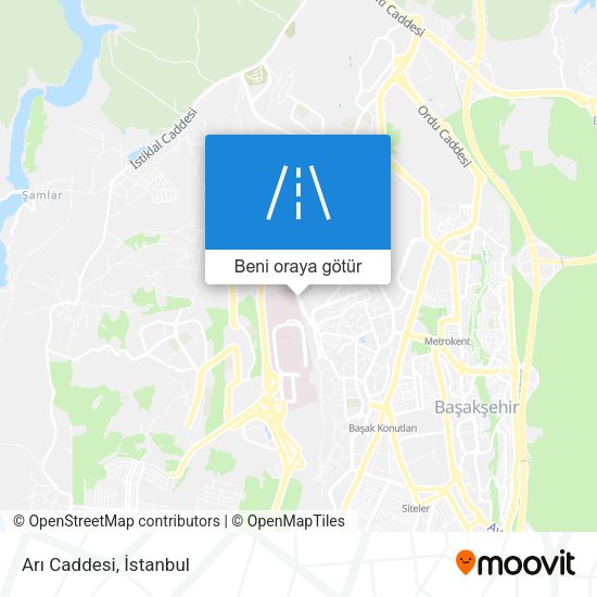 Arı Caddesi harita