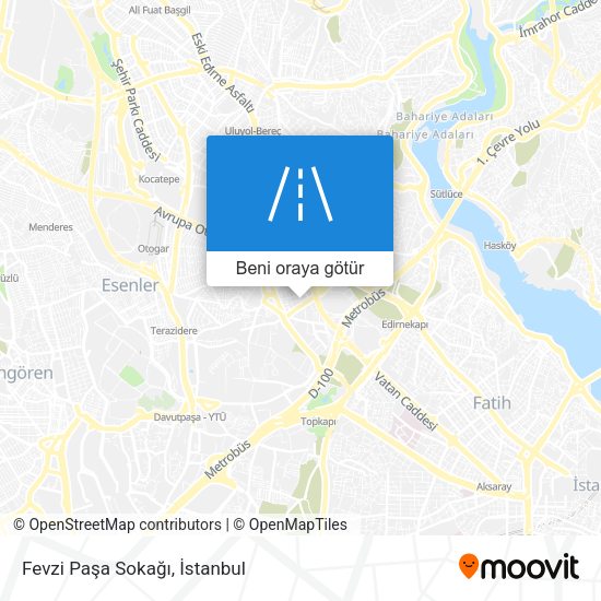 Fevzi Paşa Sokağı harita