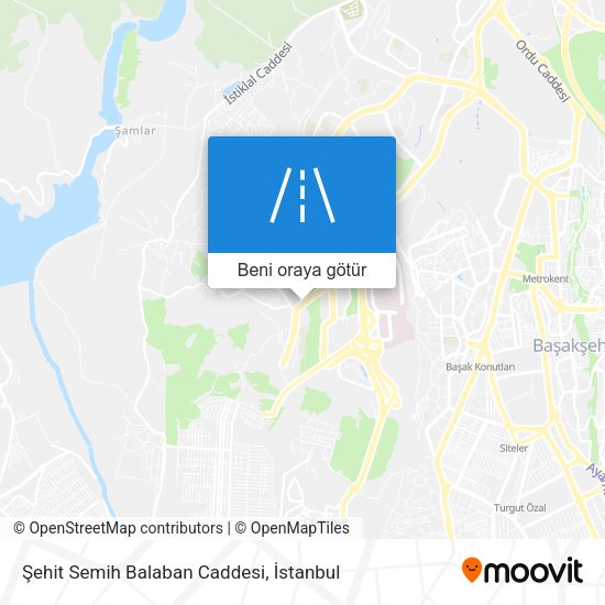 Şehit Semih Balaban Caddesi harita