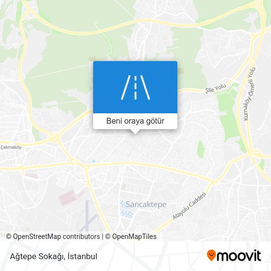 Ağtepe Sokağı harita