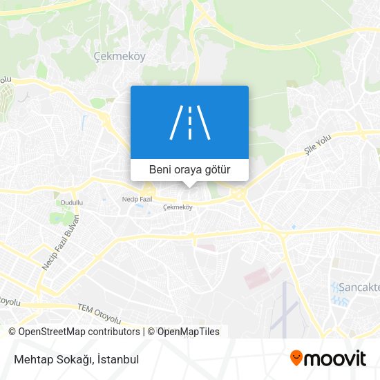 Mehtap Sokağı harita